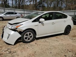 Salvage cars for sale at Austell, GA auction: 2015 Toyota Prius