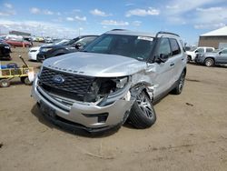 Salvage cars for sale at Brighton, CO auction: 2019 Ford Explorer Sport