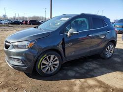 Salvage cars for sale at Woodhaven, MI auction: 2017 Buick Encore Preferred