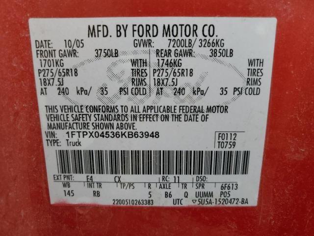 2006 Ford F150