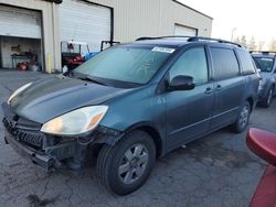 Salvage cars for sale from Copart Woodburn, OR: 2005 Toyota Sienna CE