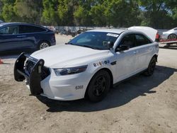Salvage cars for sale from Copart Ocala, FL: 2017 Ford Taurus Police Interceptor