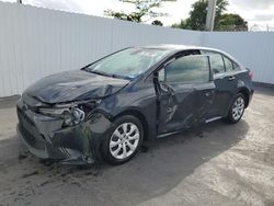 Salvage cars for sale at Miami, FL auction: 2022 Toyota Corolla LE