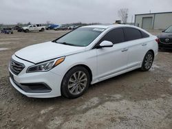 Salvage cars for sale at Kansas City, KS auction: 2017 Hyundai Sonata Sport