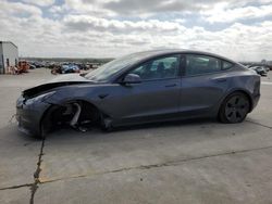 2023 Tesla Model 3 en venta en Grand Prairie, TX