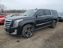 Cadillac Escalade salvage cars for sale: 2015 Cadillac Escalade ESV Premium