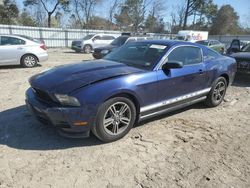 Salvage cars for sale at Hampton, VA auction: 2012 Ford Mustang