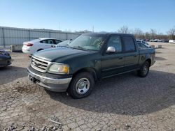 Salvage trucks for sale at Bridgeton, MO auction: 2002 Ford F150 Supercrew