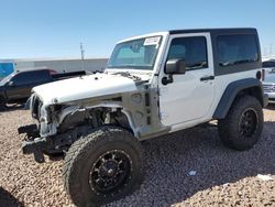 Jeep Wrangler salvage cars for sale: 2015 Jeep Wrangler Sport