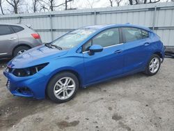 Salvage cars for sale at West Mifflin, PA auction: 2018 Chevrolet Cruze LT