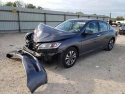 Salvage cars for sale from Copart New Braunfels, TX: 2015 Honda Accord LX