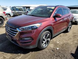 Hyundai Tucson Limited salvage cars for sale: 2016 Hyundai Tucson Limited