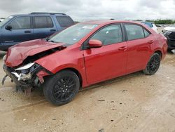 Salvage cars for sale from Copart San Antonio, TX: 2015 Toyota Corolla L