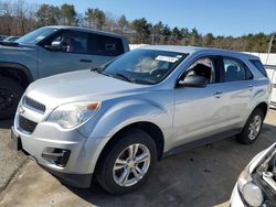 Salvage cars for sale from Copart Exeter, RI: 2015 Chevrolet Equinox LS