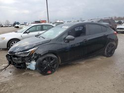 Salvage cars for sale from Copart Indianapolis, IN: 2018 Chevrolet Cruze LT