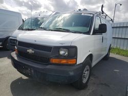 Salvage trucks for sale at Martinez, CA auction: 2012 Chevrolet Express G2500
