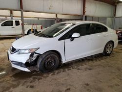 Salvage cars for sale from Copart Mocksville, NC: 2013 Honda Civic LX