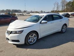 Chevrolet salvage cars for sale: 2017 Chevrolet Impala LS