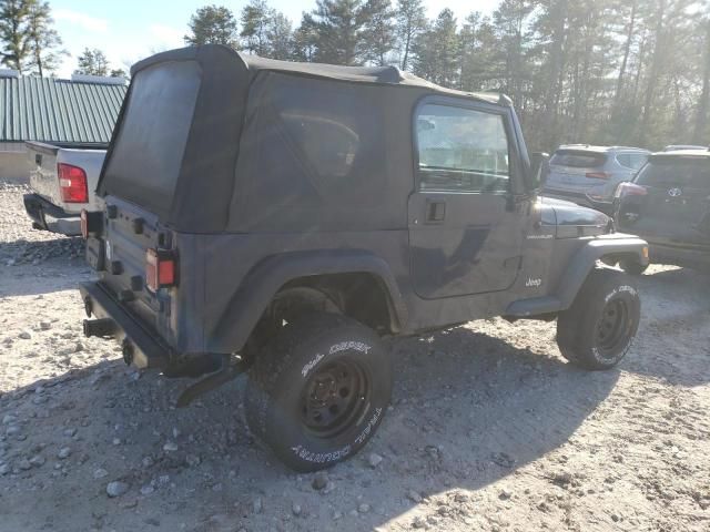 2001 Jeep Wrangler / TJ SE