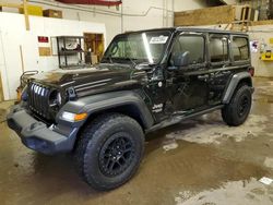 Jeep salvage cars for sale: 2019 Jeep Wrangler Unlimited Sport