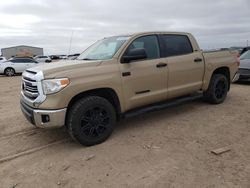 Salvage cars for sale at Amarillo, TX auction: 2017 Toyota Tundra Crewmax SR5