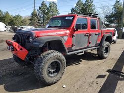 Jeep salvage cars for sale: 2020 Jeep Gladiator Rubicon