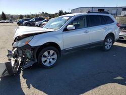 Salvage cars for sale from Copart Vallejo, CA: 2012 Subaru Outback 2.5I Premium