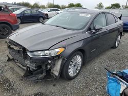 Ford salvage cars for sale: 2016 Ford Fusion SE Hybrid