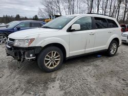 Salvage cars for sale at Candia, NH auction: 2014 Dodge Journey SXT