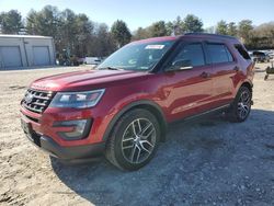 Salvage cars for sale at Mendon, MA auction: 2016 Ford Explorer Sport