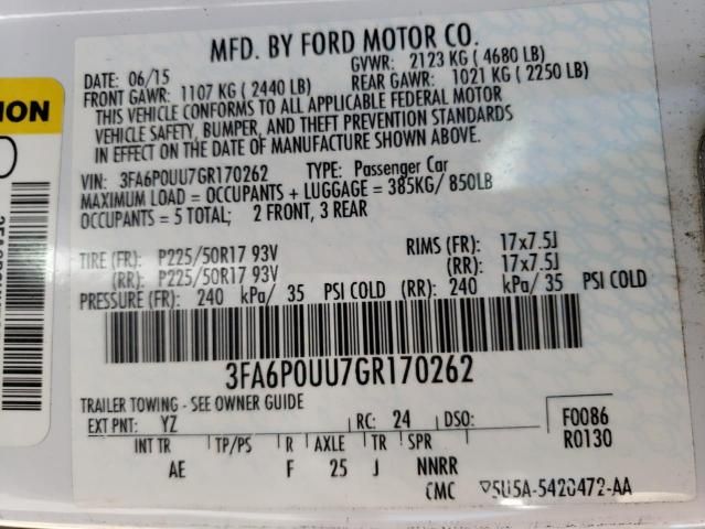 2016 Ford Fusion S Hybrid