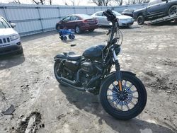 Salvage motorcycles for sale at West Mifflin, PA auction: 2013 Harley-Davidson XL883 Iron 883