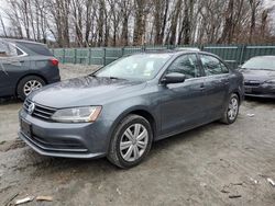 Salvage cars for sale at Candia, NH auction: 2017 Volkswagen Jetta S