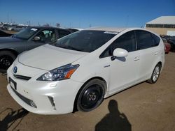 Salvage cars for sale from Copart Brighton, CO: 2012 Toyota Prius V
