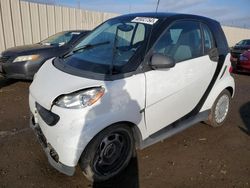 Smart salvage cars for sale: 2015 Smart Fortwo Pure