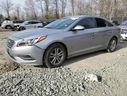 Salvage cars for sale from Copart Waldorf, MD: 2017 Hyundai Sonata SE