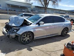 Salvage cars for sale at Albuquerque, NM auction: 2016 Honda Accord Sport