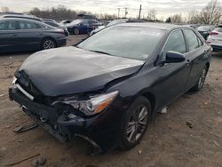 Salvage cars for sale from Copart Hillsborough, NJ: 2017 Toyota Camry LE