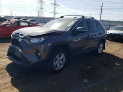 Salvage cars for sale from Copart Elgin, IL: 2021 Toyota Rav4 XLE