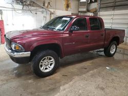 Dodge Dakota Quattro salvage cars for sale: 2001 Dodge Dakota Quattro