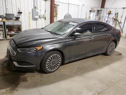 Salvage cars for sale at Billings, MT auction: 2018 Ford Fusion SE