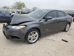 Salvage cars for sale from Copart Haslet, TX: 2018 Ford Fusion SE Hybrid