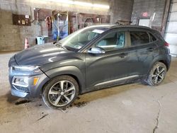 Salvage cars for sale at Angola, NY auction: 2020 Hyundai Kona Limited