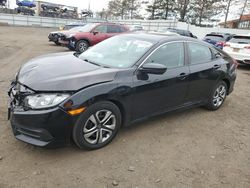 Honda salvage cars for sale: 2016 Honda Civic LX