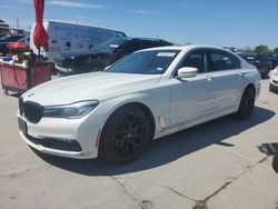 Salvage cars for sale from Copart Grand Prairie, TX: 2018 BMW 740 XI