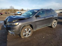 Salvage cars for sale at Columbia Station, OH auction: 2019 Jeep Cherokee Limited