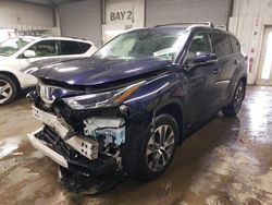 Salvage cars for sale at auction: 2022 Toyota Highlander Hybrid XLE
