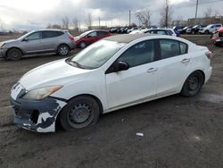 Salvage cars for sale from Copart Montreal Est, QC: 2012 Mazda 3 I