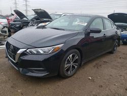 Nissan salvage cars for sale: 2021 Nissan Sentra SV