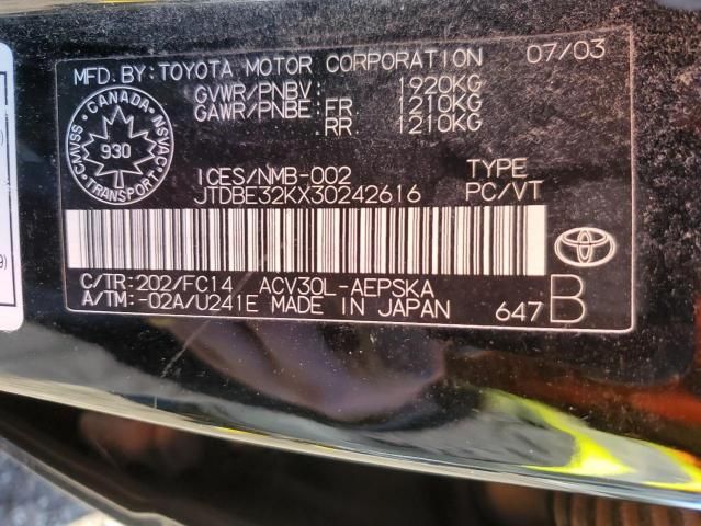 2003 Toyota Camry LE